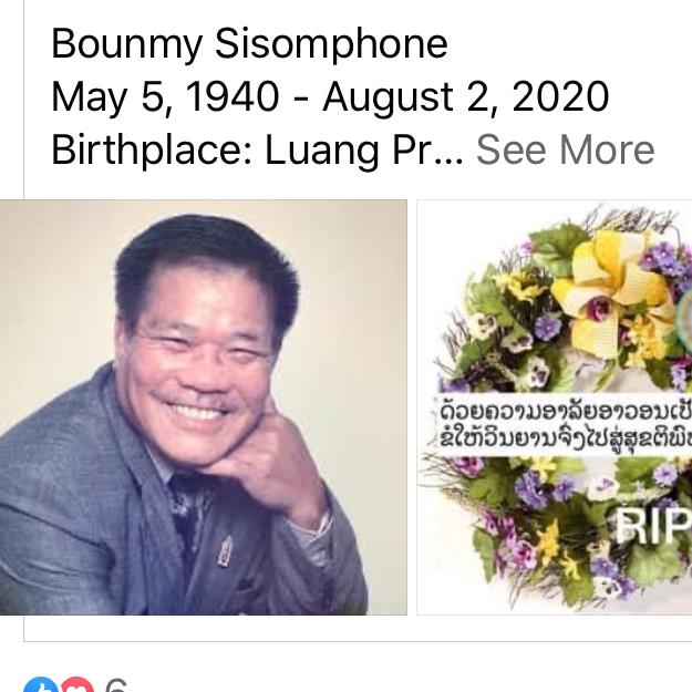 Bounmy Sisomphone's obituary , Passed away on August 2, 2020 in High Point, North Carolina