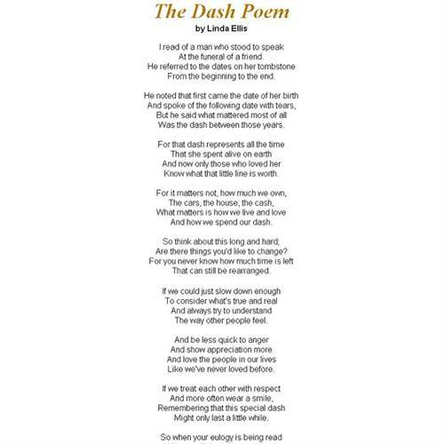 Dash Poem, PDF