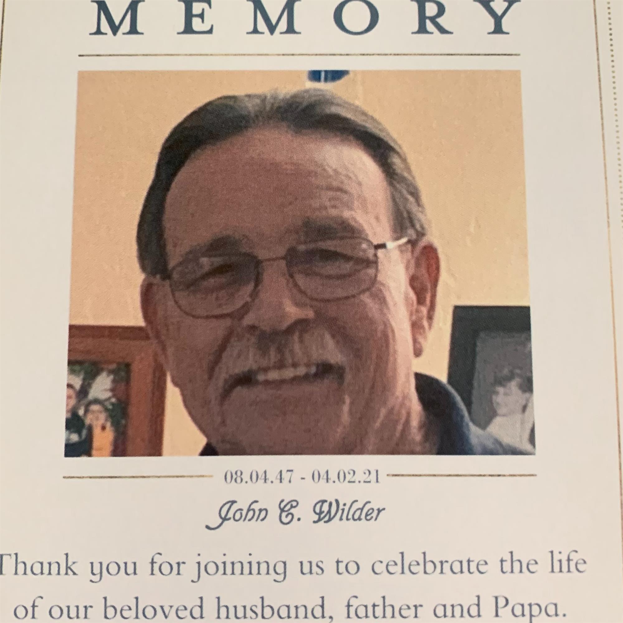 John Wilder Obituary (1947 2021) Manteca, California