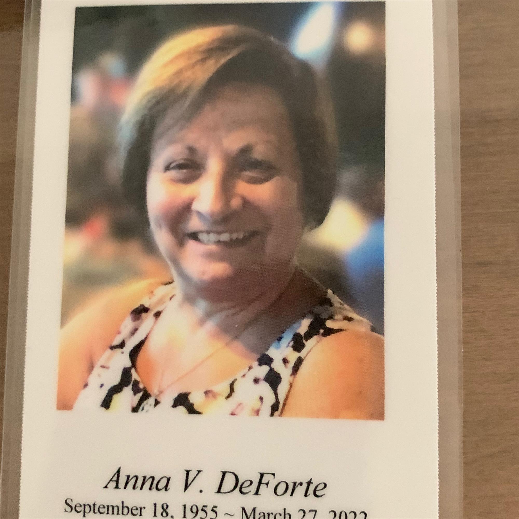 Anna V. (Vaudo) DeForte's obituary , Passed away on March 27, 2022 in Chelmsford, Massachusetts