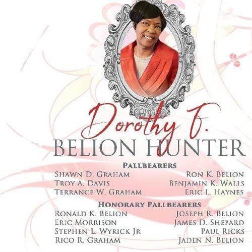 Dorothy Fay Belion-Hunter's obituary , Passed away on April 18, 2022 in Fresno, California