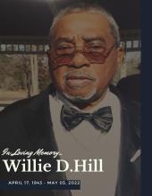 Willie D. Hill Obituary