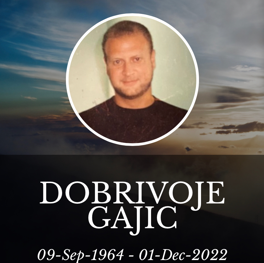 Dobrivoje Gajic's obituary , Passed away on December 1, 2022 in Vaughan, Ontario