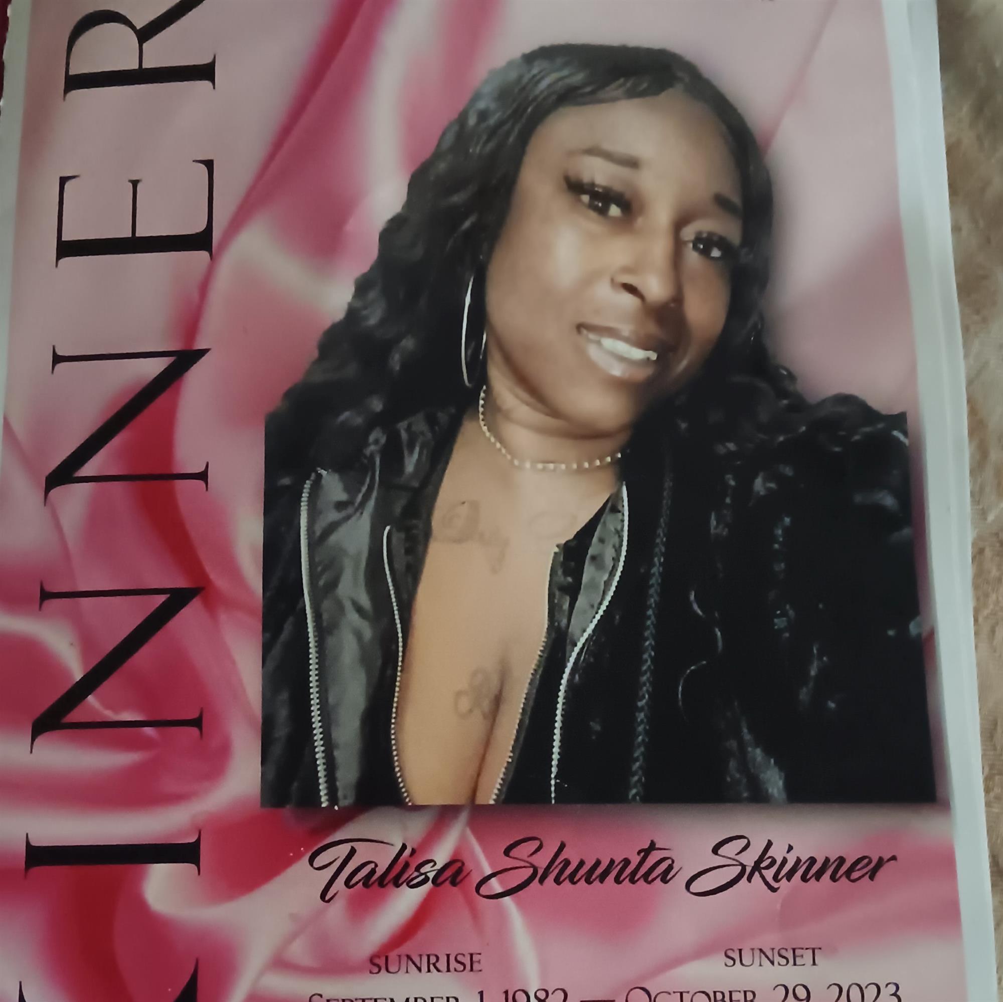 Talisa Shunta Skinner's obituary , Passed away on October 29, 2023 in Houston, Texas