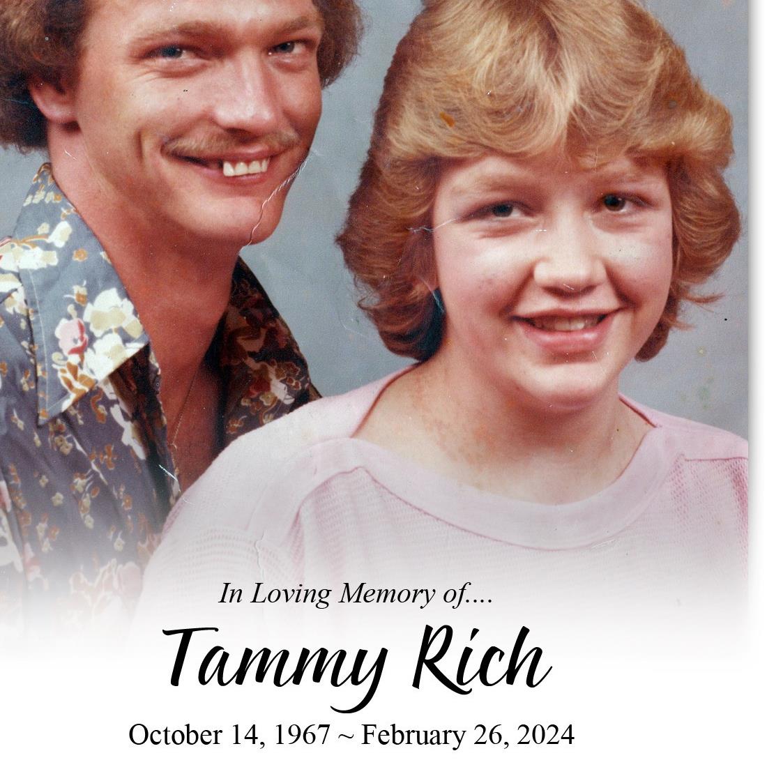 Tammy Lynn (Moles) Rich's obituary , Passed away on February 26, 2024 in Jamestown, Tennessee