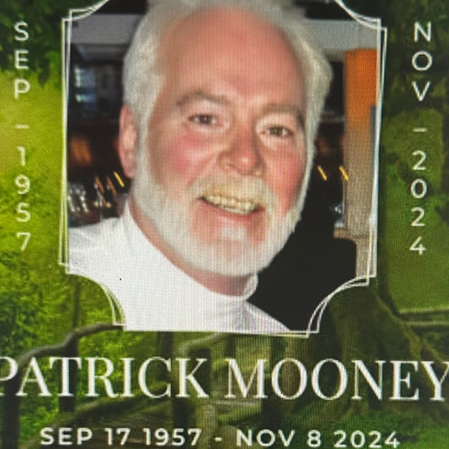 Patrick "Pat" Joseph Mooney's obituary , Passed away on November 8, 2024 in Midlothian, Virginia