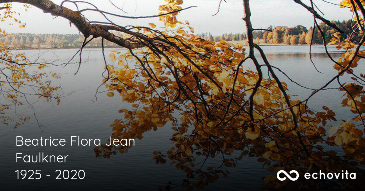 Beatrice Flora Jean Faulkner Obituary 1925 2020 Port Perry Ontario